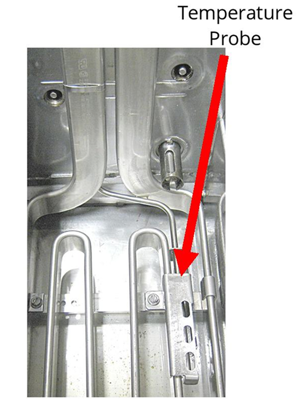 Temperature Probe Installation Diagram